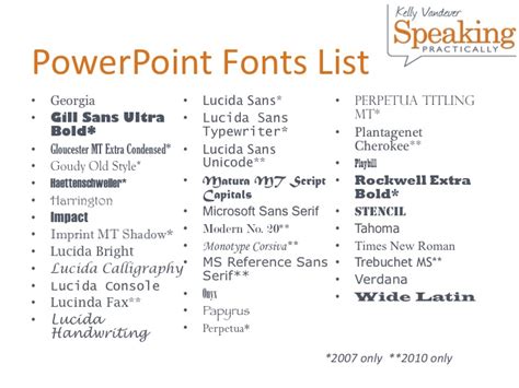 15 Microsoft Office Fonts Images - Microsoft Word Fonts List, Free Microsoft Word Fonts and ...