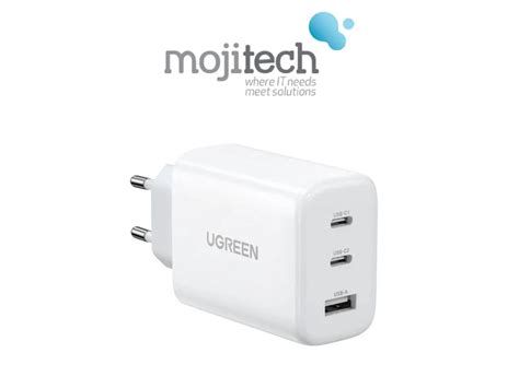 Ugreen 65W USB C Charger with 3-Ports 90496 - Mojitech