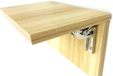 2pcs Stainless Steel 90 Degree Folding Shelf Hinge Bracket Hidden Table Holder Hinge Furniture ...