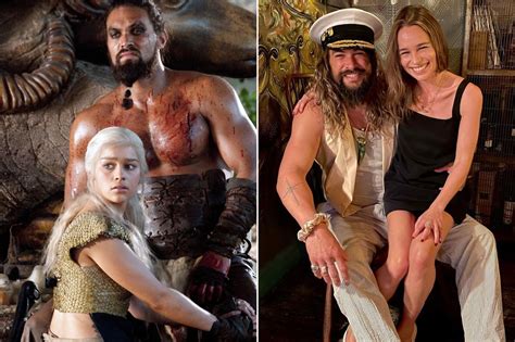 Jason Momoa and Emilia Clarke have 'Game of Thrones' reunion