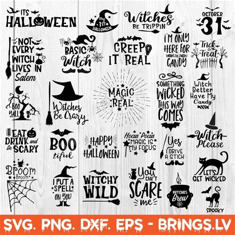 HALLOWEEN BUNDLE SVG, DXF, PNG, Halloween SVG Mega Bundle