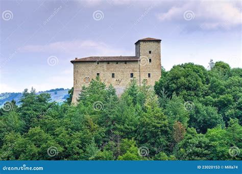 Historical Castle of Emilia-Romagna. Italy. Stock Image - Image of ...