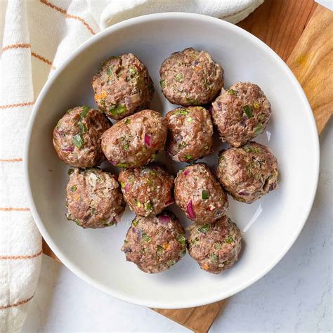 Baked Bison Meatballs - Good Food Baddie