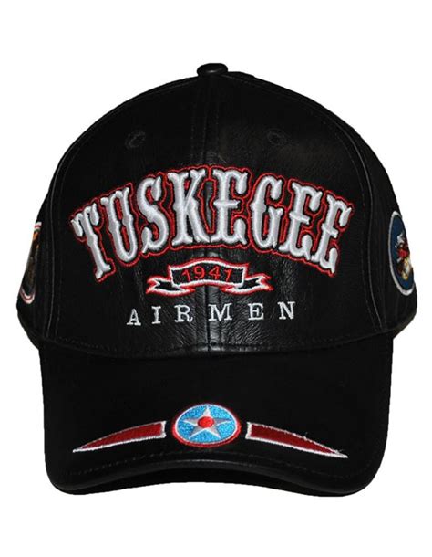 Tuskegee Airmen Leather Classic Cap | B.L.A.C.K (Negro League, Buffalo ...