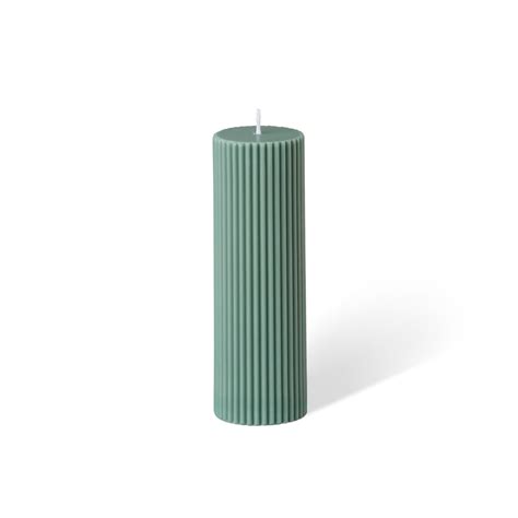 Wide Column Pillar Candle - Eucalyptus – Kmode Interiors
