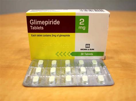 Glimepiride Tablets - Brown & Burk