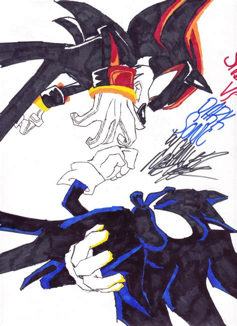 Shadow vs. Dark Sonic by drawingat131 on DeviantArt