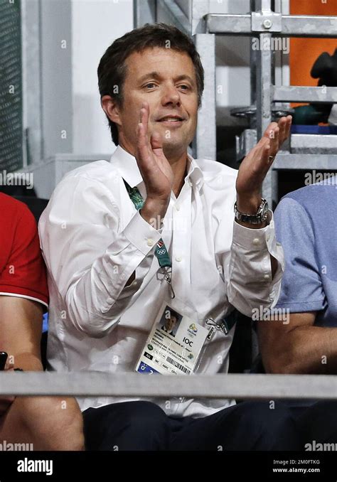 Crown Prince Frederik. Olympics in Rio in 2016 cheers on the Badminton ...