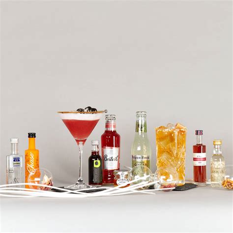 Christmas Cocktail Set By Tipple Box | notonthehighstreet.com