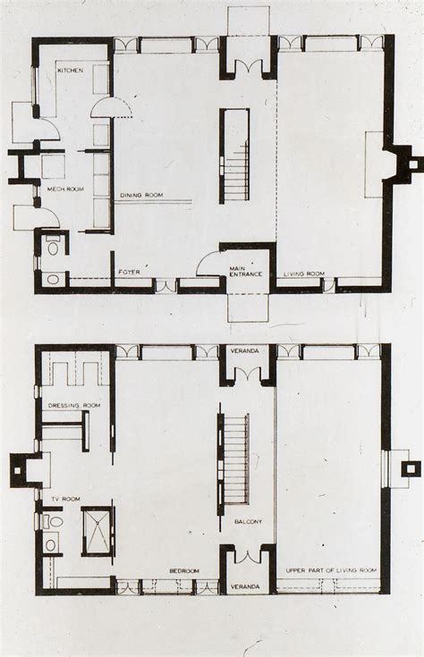 Esherick House Chestnut Hill. Louis Kahn Architect Plans | Louis kahn ...