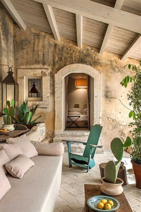 32 Stunning Italian Rustic Decor Ideas For Your Living Room | Decoracion casas de campo ...