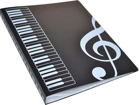 Sheet Music Folder, Plastic A4 Storage Rack for Treble Clef Musics ...