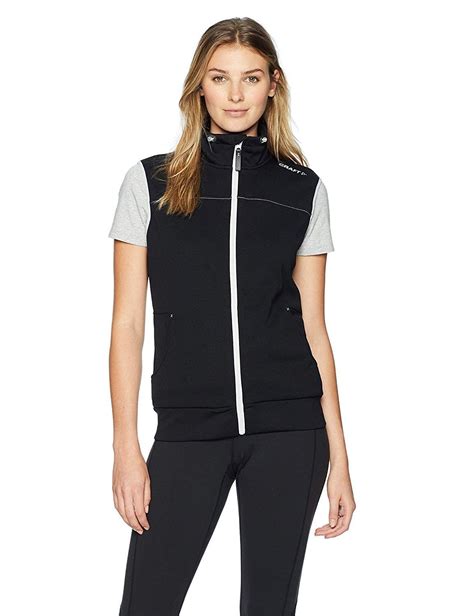 Women's Leisure Casual Training Sportswear Vest with Pockets - Black - C2126G4GFEZ Size X-Small ...