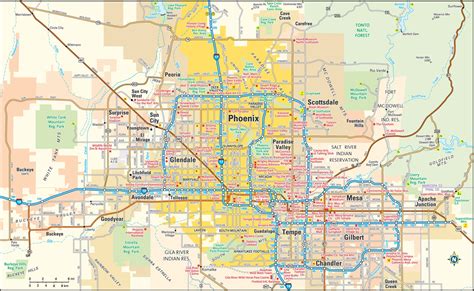 Phoenix Map - Guide to Phoenix, Arizona