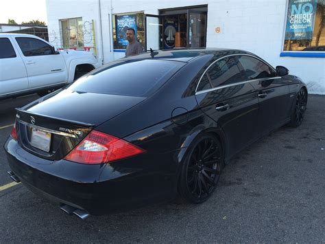 Mercedes CLS AMG with Black MMR Wheels