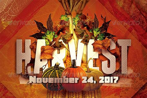 49 Harvest Thanksgiving Flyer Templates | Inspiks Market