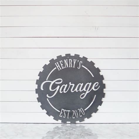 Custom Garage Sign Personalized Garage Sign Dad's | Etsy