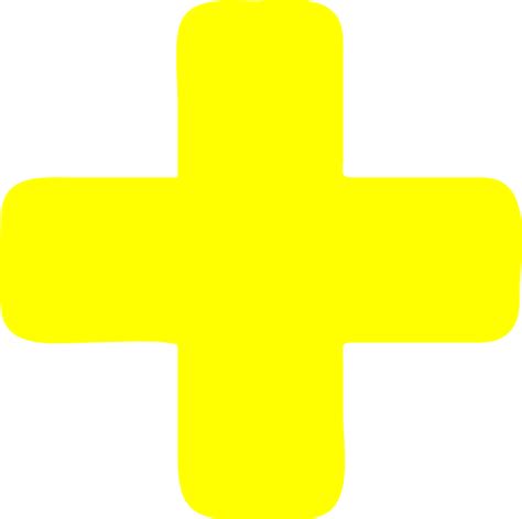 Plus Yellow Keren Clip Art at Clker.com - vector clip art online, royalty free & public domain