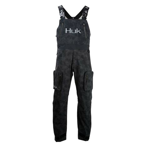 eBay #Sponsored Huk Men's Leviathan Black Medium Reflective Waterproof Fishing Bibs | Fishing ...