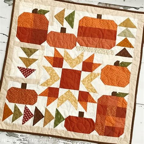 Pumpkin Party | Bluprint | Halloween quilt patterns, Fall quilt patterns, Barn quilt patterns