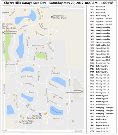 Cherry Hills Homeowner's Association: May 2017