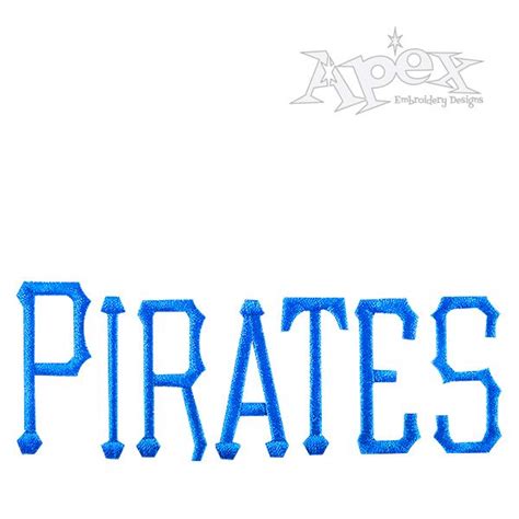 Pittsburgh Pirates Embroidery Fonts Embroidery Fonts, Embroidery ...