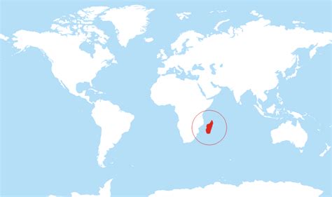 Where is Madagascar located on the World map?