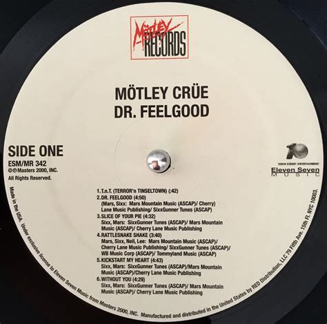 Mötley Crüe – Dr. Feelgood (Album Review) — Subjective Sounds