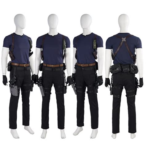 Resident Evil 4 Remake Cosplay Costumes Leon S Kennedy Halloween Suits - CCosplay.com