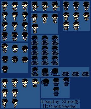 Omori Sunny Sprite Sheet