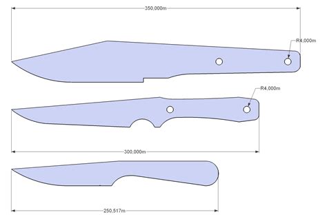 Printable Knife Templates - Printable Word Searches