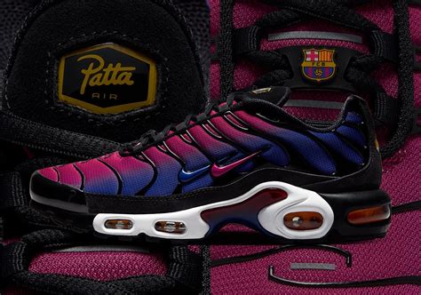 2023 Patta x FC Barcelona x Nike Air Max Plus Release Date · JustFreshKicks