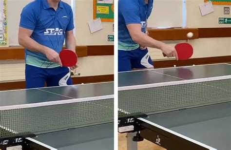 Chop Block in Table Tennis: