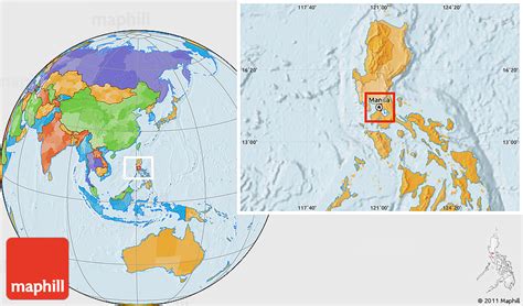 Political Location Map of NCR