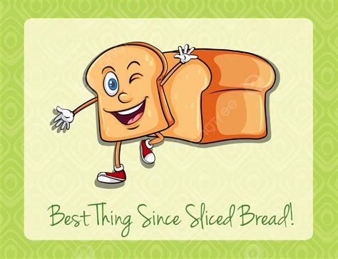 Bread Slice With Happy Face Poster Best Clip Art Vector, Poster, Best ...