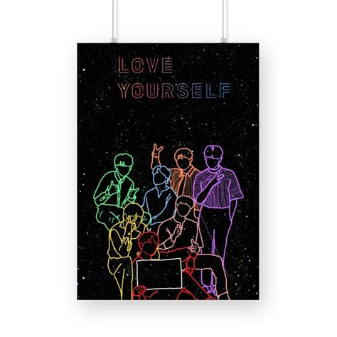 BTS Love Yourself A3, A4 poster - buy on KdropCart Shop