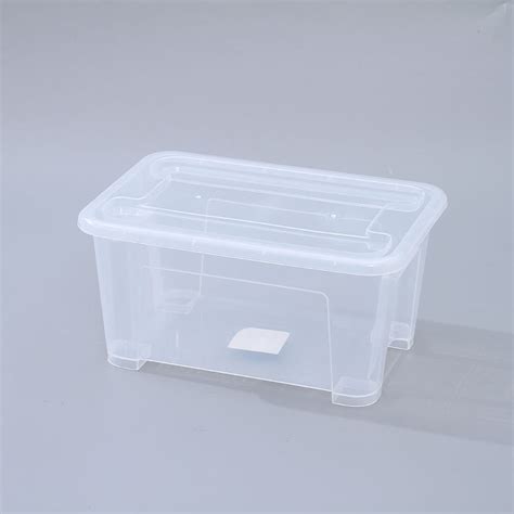 Clear Plastic Storage Box with Lid ? Large,