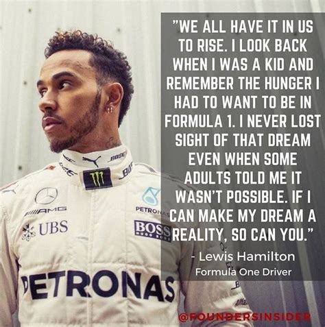 Lewis Hamilton Motivational Quotes