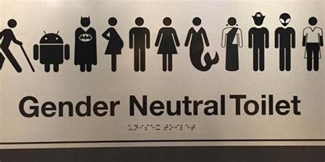 Gender-Neutral Bathroom Sign