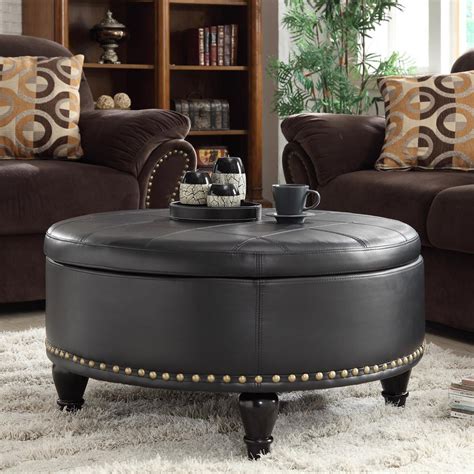 Unique and Creative! Tufted Leather Ottoman Coffee Table – HomesFeed