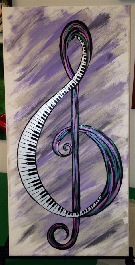 Just playing around... | Music painting, Piano art, Music artwork