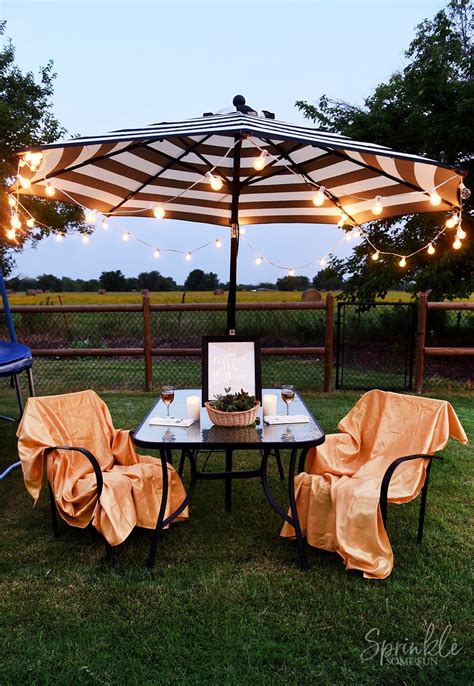 Backyard Date Night Ideas for Summer Entertaining ⋆ Sprinkle Some Fun