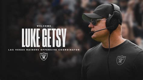 Luke Getsy named offensive coordinator of the Las Vegas Raiders