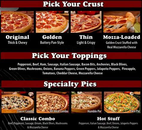 Godfather's Pizza Menu, Menu for Godfather's Pizza, Federal Way, Federal Way - Urbanspoon/Zomato