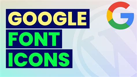 How to Use Google Font Icons, Material Symbols, Material Icons, Variable Font Icons | Full Guide ...