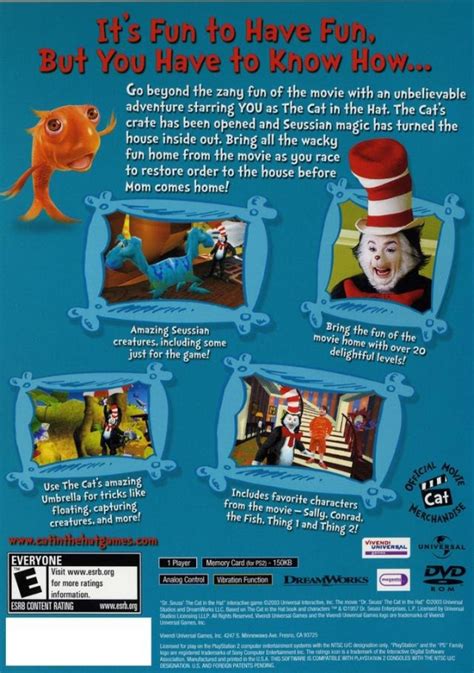 Dr. Seuss: Cat in the Hat for PlayStation 2 - Sales, Wiki, Release ...