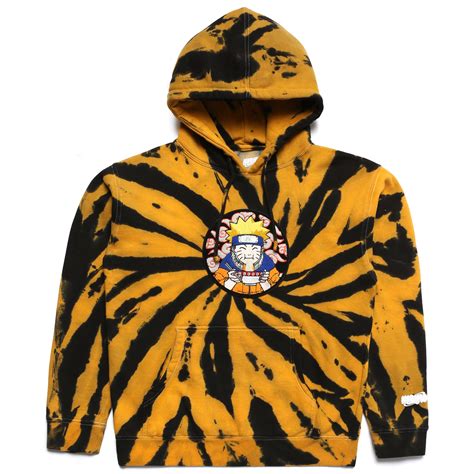 NARUTO RAMEN CHENILLE HOODIE (YELLOW TIE DYE) – Hypland