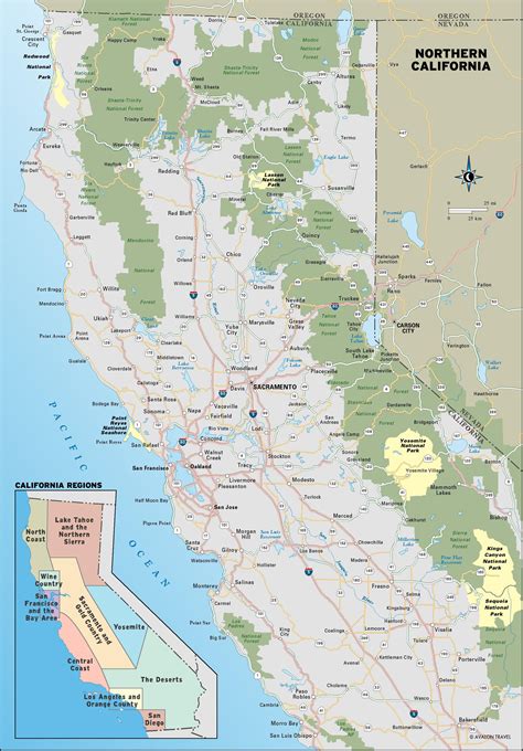 Northern California Coast - Ecosia - Map Of Northern California Coast ...