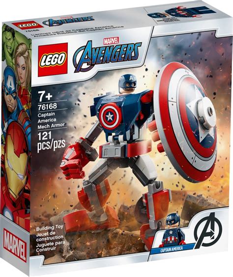 LEGO Marvel Avengers Captain America Mech Armor 76168_alt1 - The ...