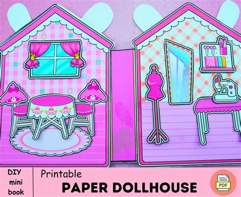 Barbie and Ken Handmade House DIY Pink House for Kids Ken - Etsy